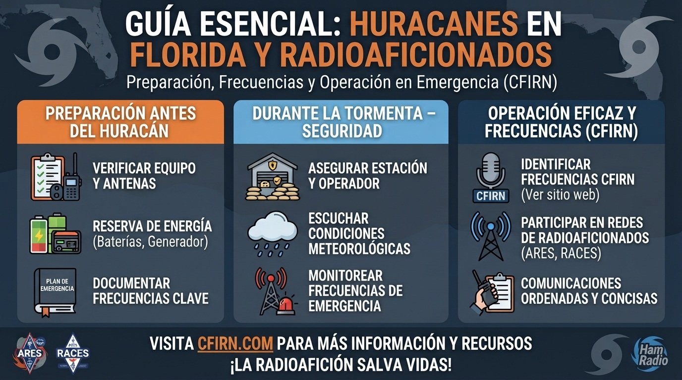 Huracanes en Florida – Lo que todo radioaficionado debe saber